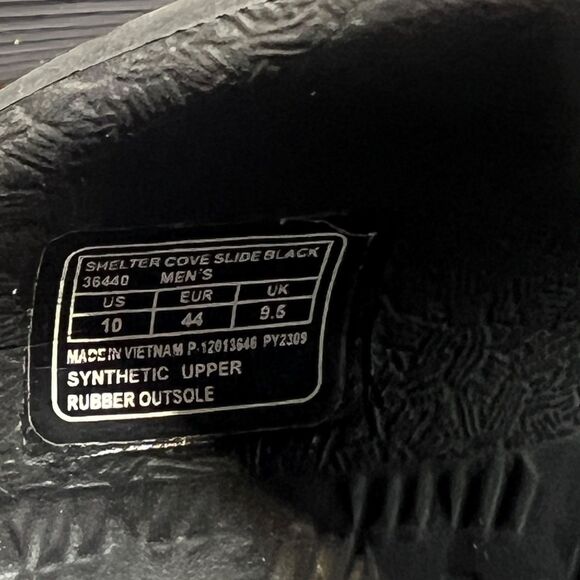 Danner Shelter Cove Slide Sandals Mens Size 10 Slip On Black Vibram main image 10
